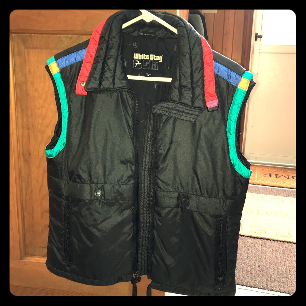 Women’s Vintage White Stag Ski Vest